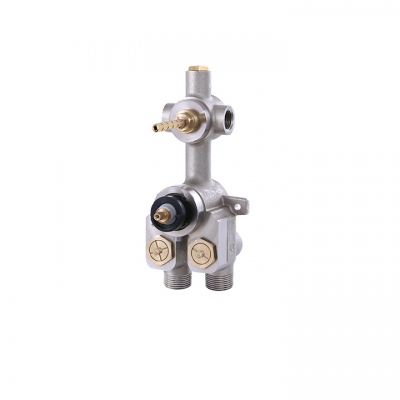 TURBO thermostatic valve with 1 shut-off valve