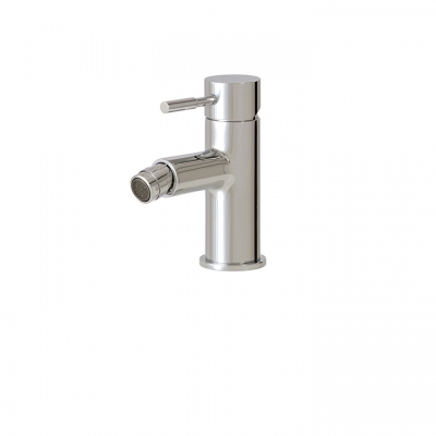 Single-hole bidet faucet with swivel spray