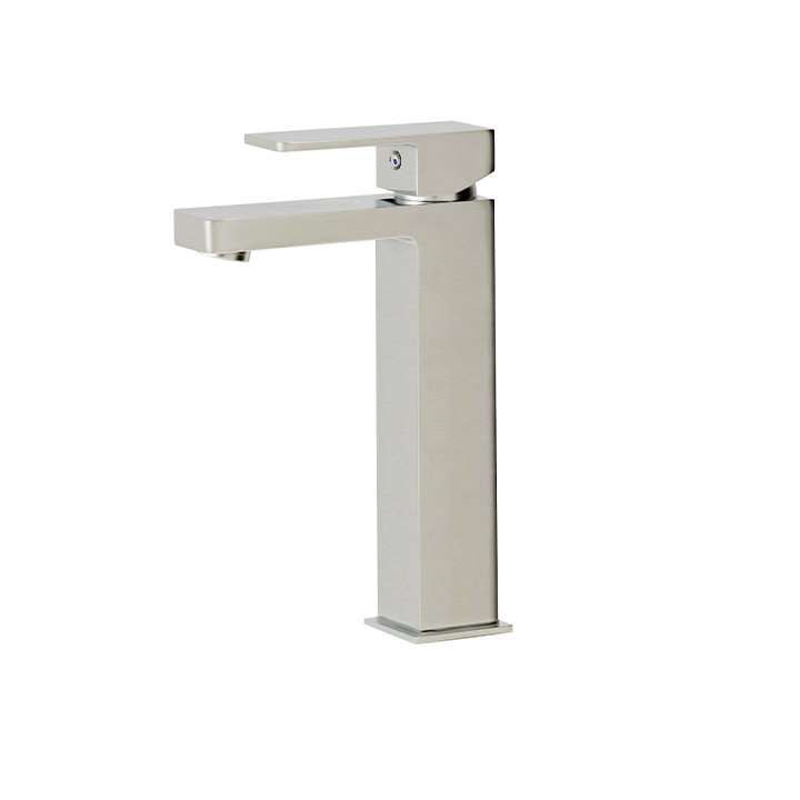 Tall single-hole lavatory faucet - Aquabrass