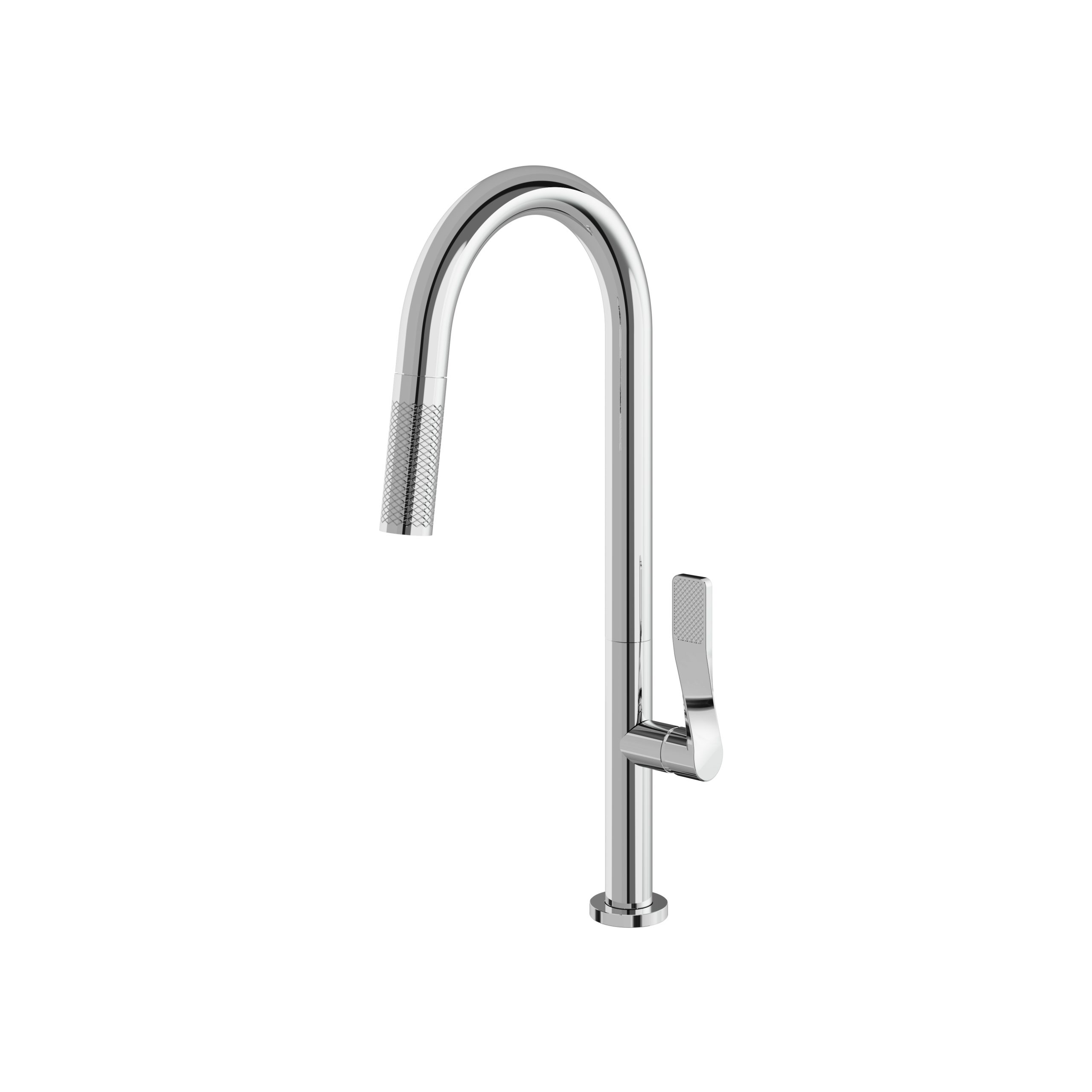 PULL-DOWN DUAL STREAM MODE KITCHEN FAUCET - aquabrass