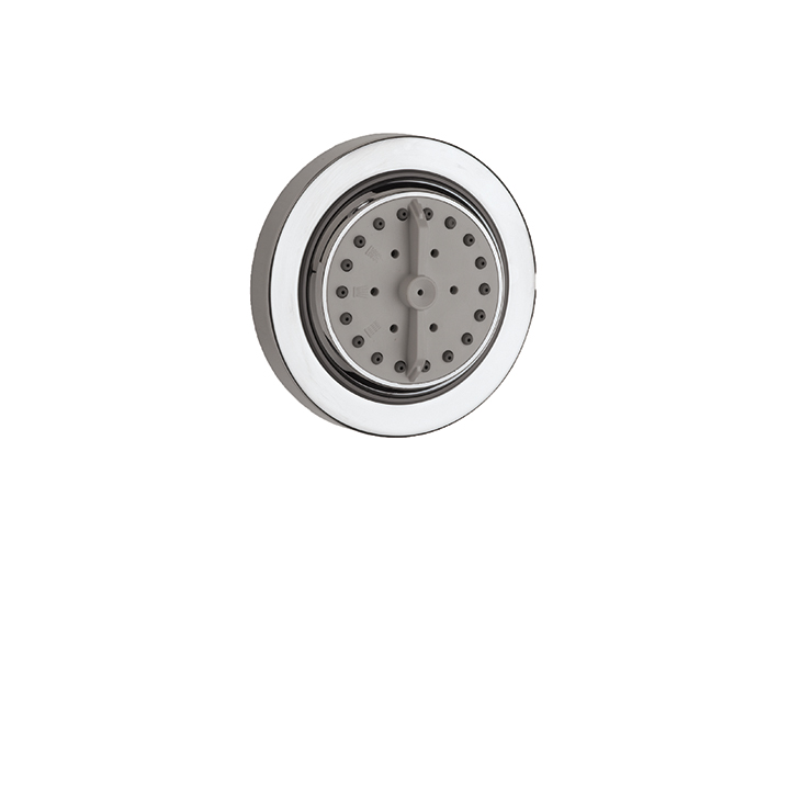 Round recessed body jet - aquabrass